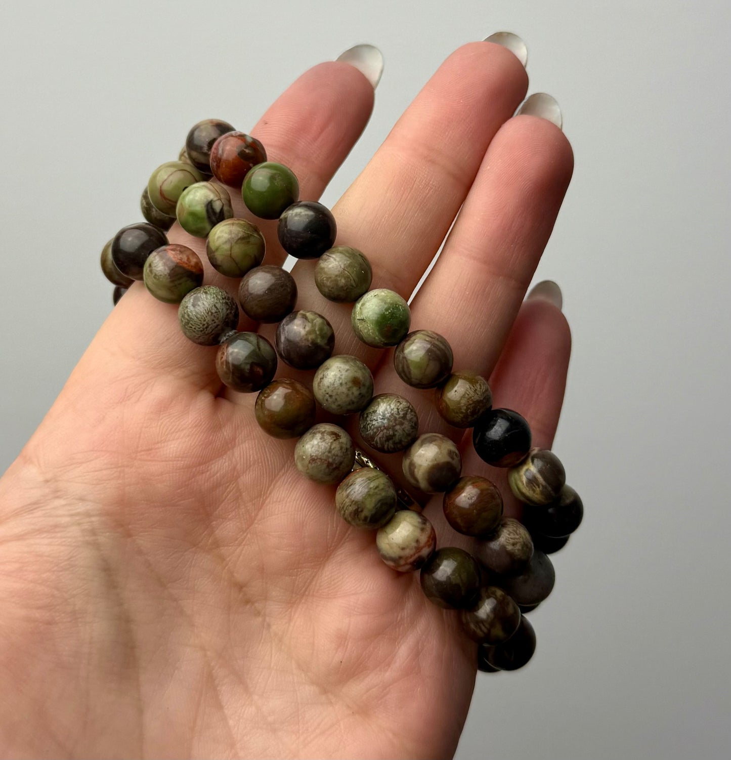 Money agate bracelets