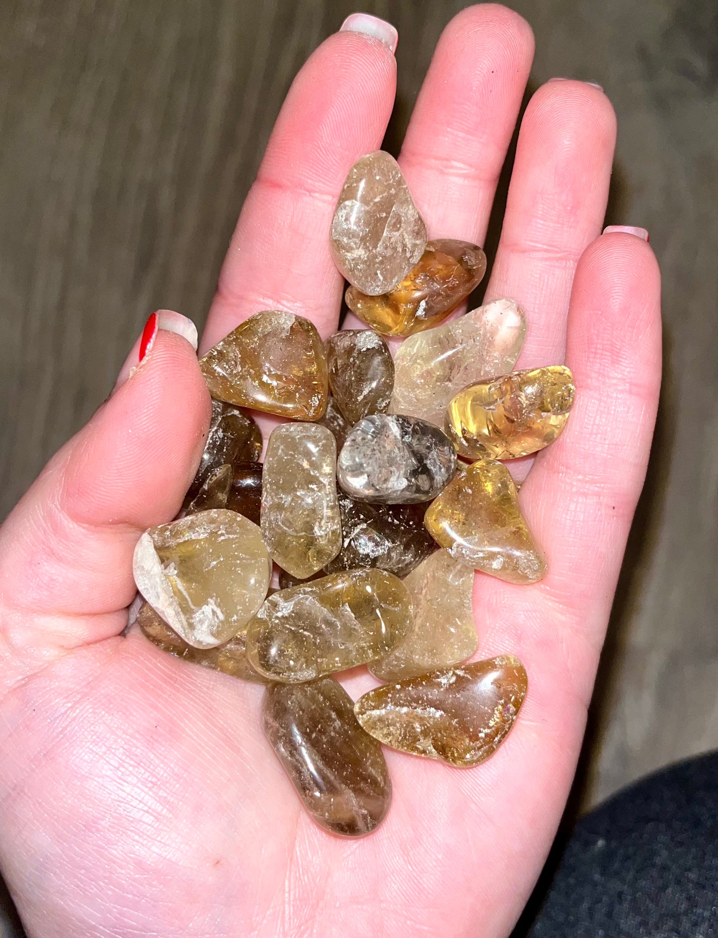 Nature Citrine tumbles