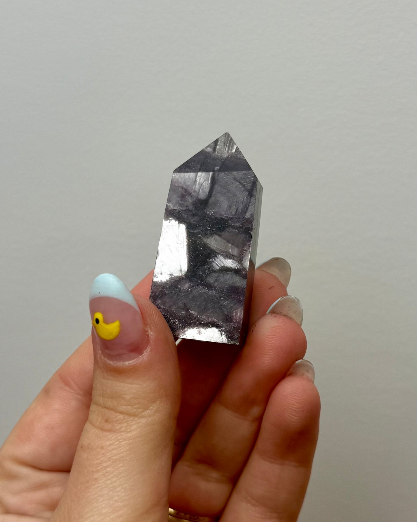 Purple mica/gem lepidolite tower