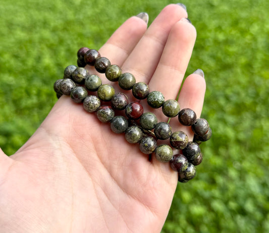 Dragon blood jasper bracelets
