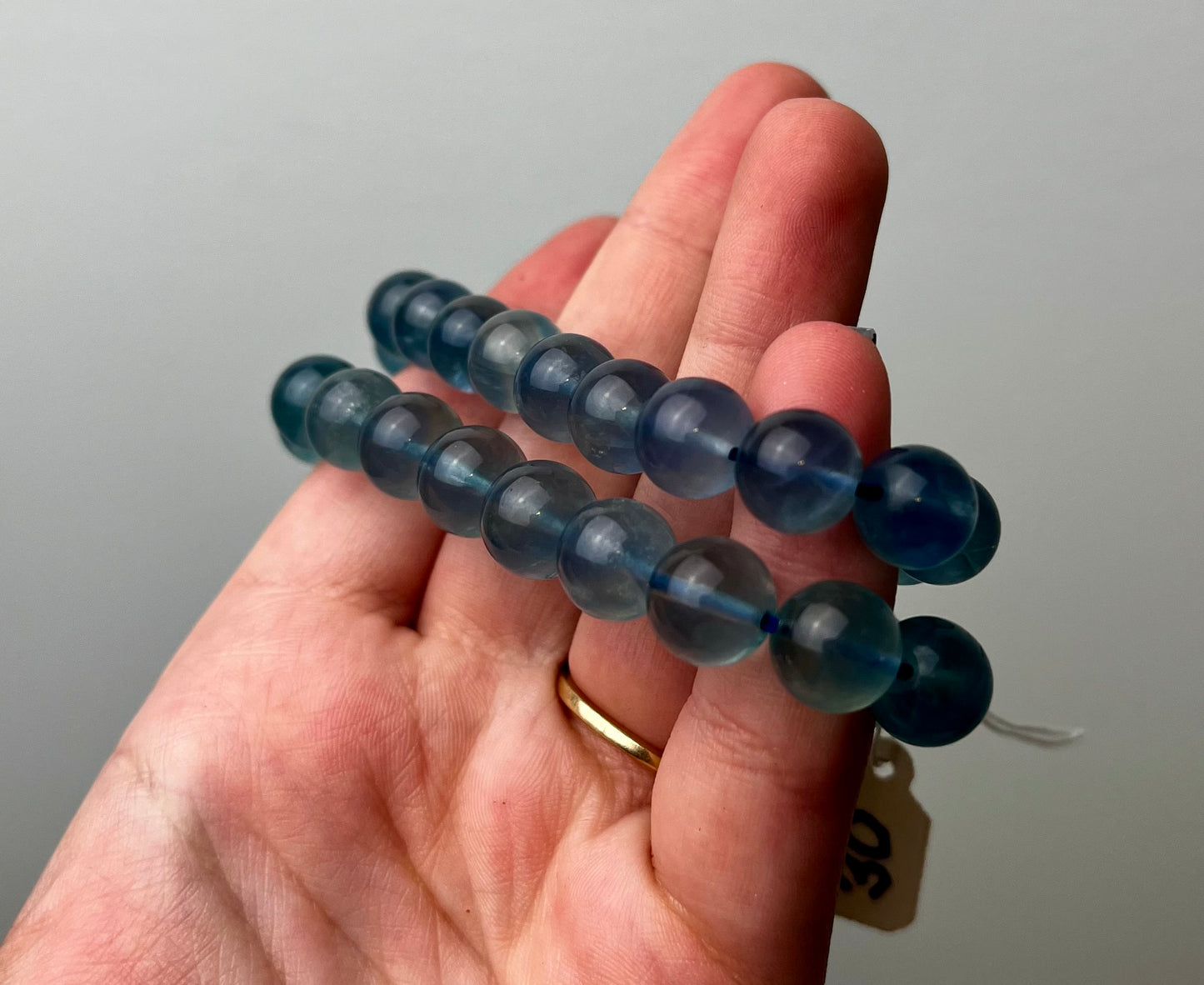 Blue fluorite bracelets