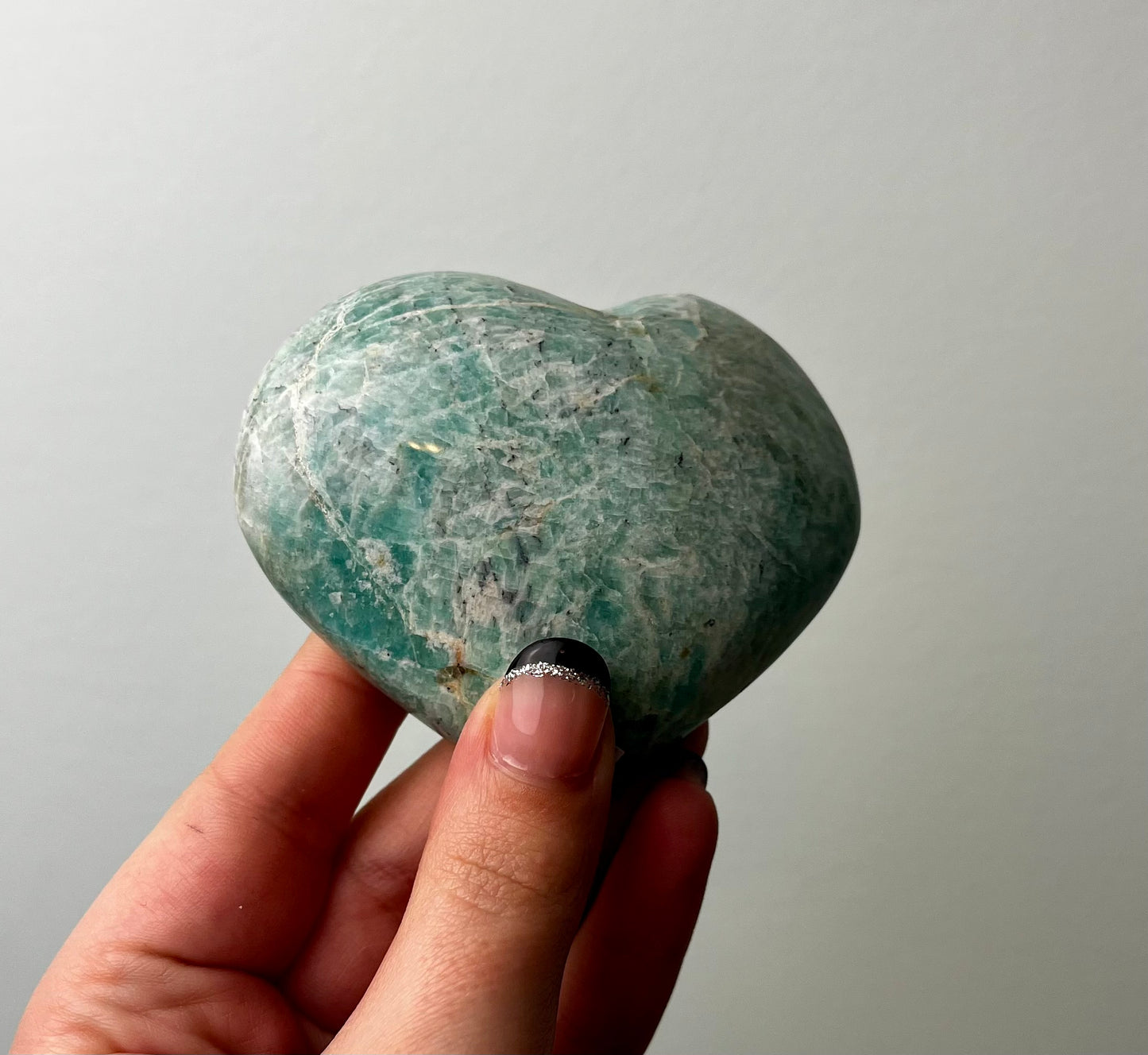 Amazonite heart