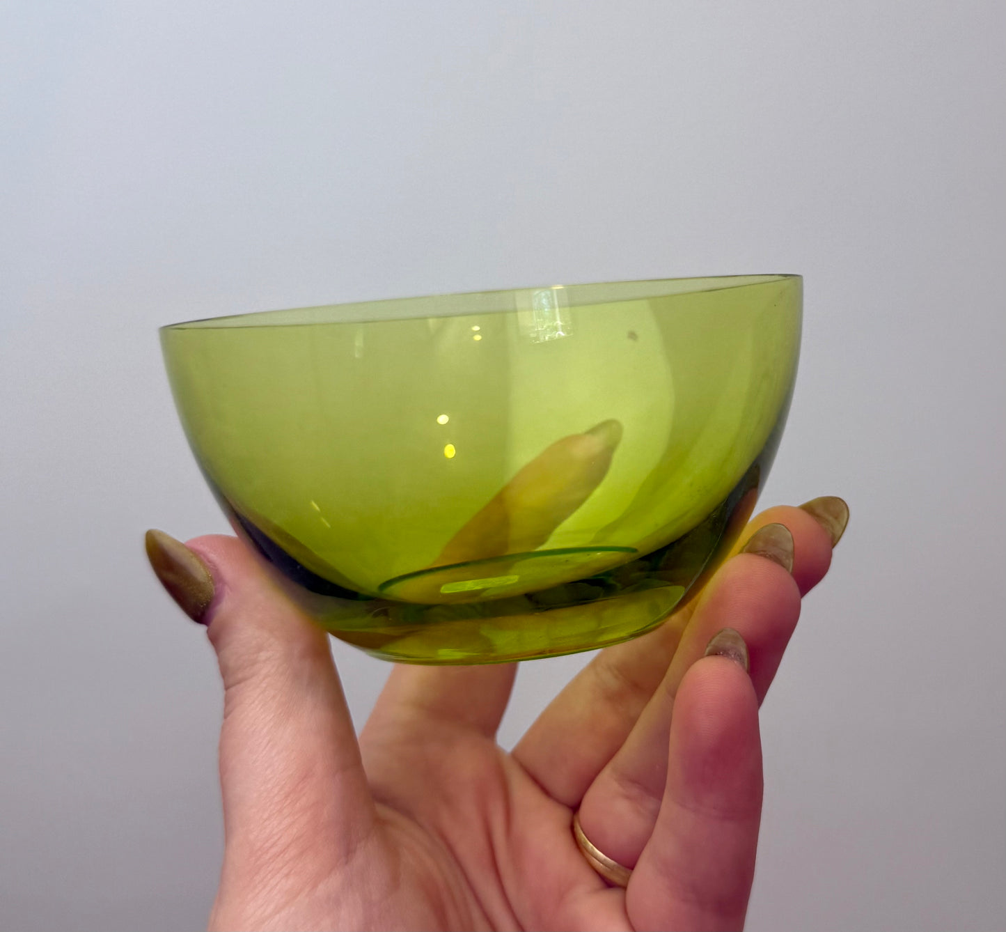 Glass bowl thrifted find