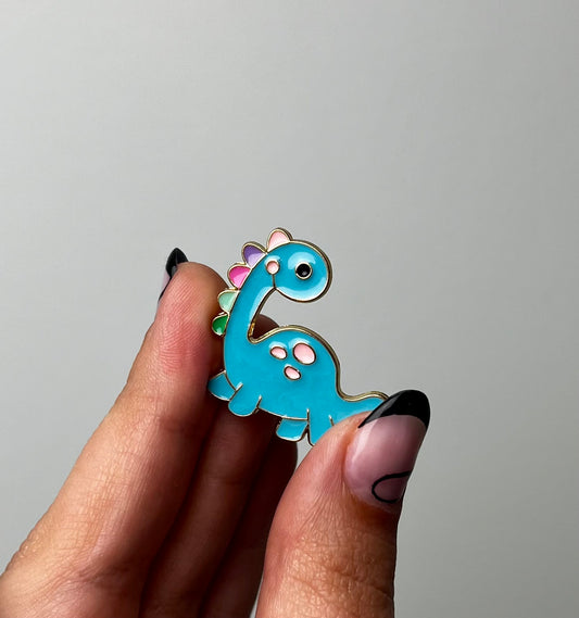 Dinosaur enamel pin