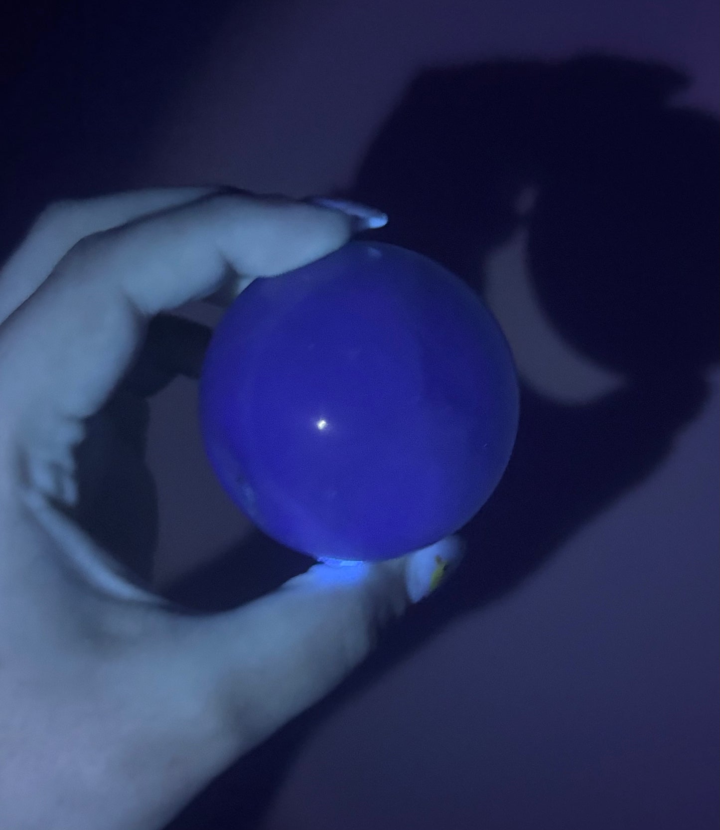 Green fluorite sphere