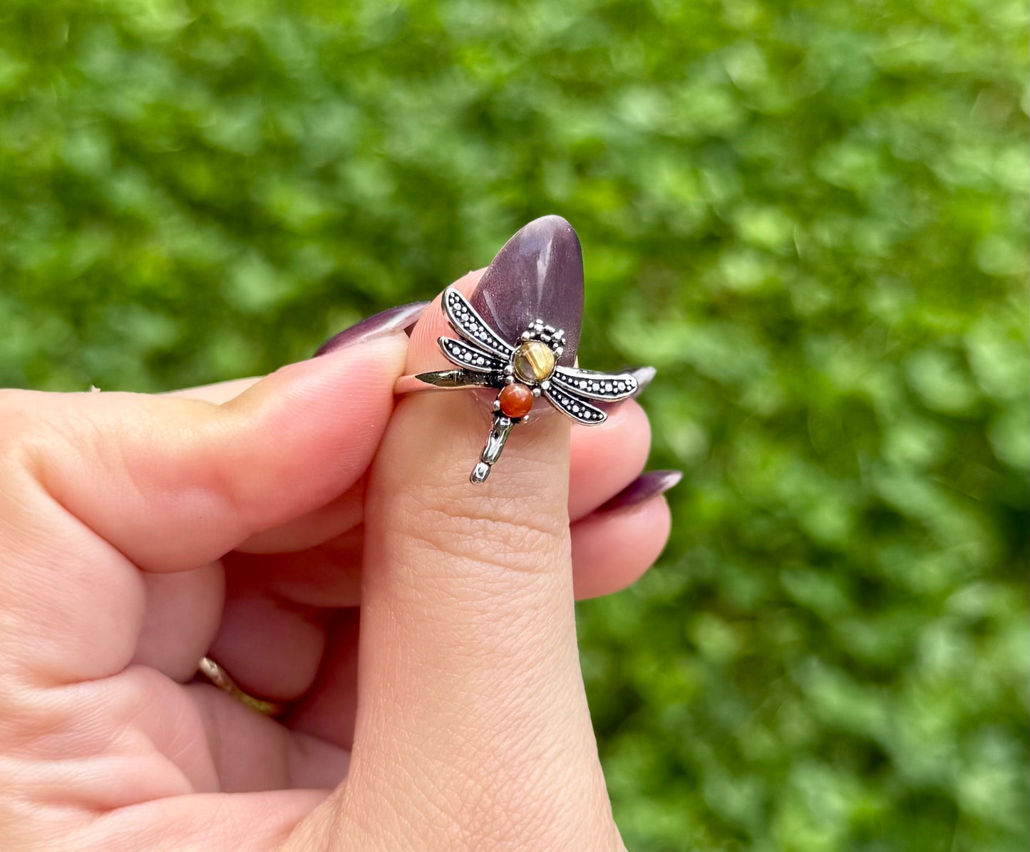 Dragonfly adjustable ring
