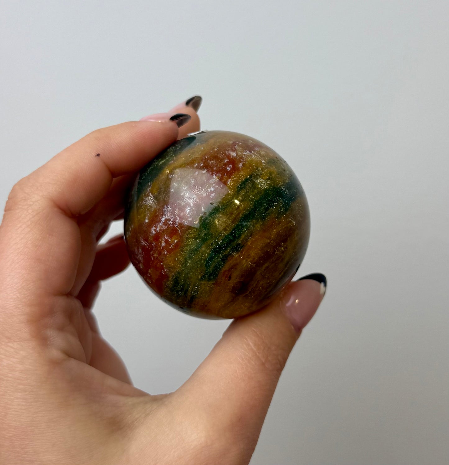 Ocean jasper sphere