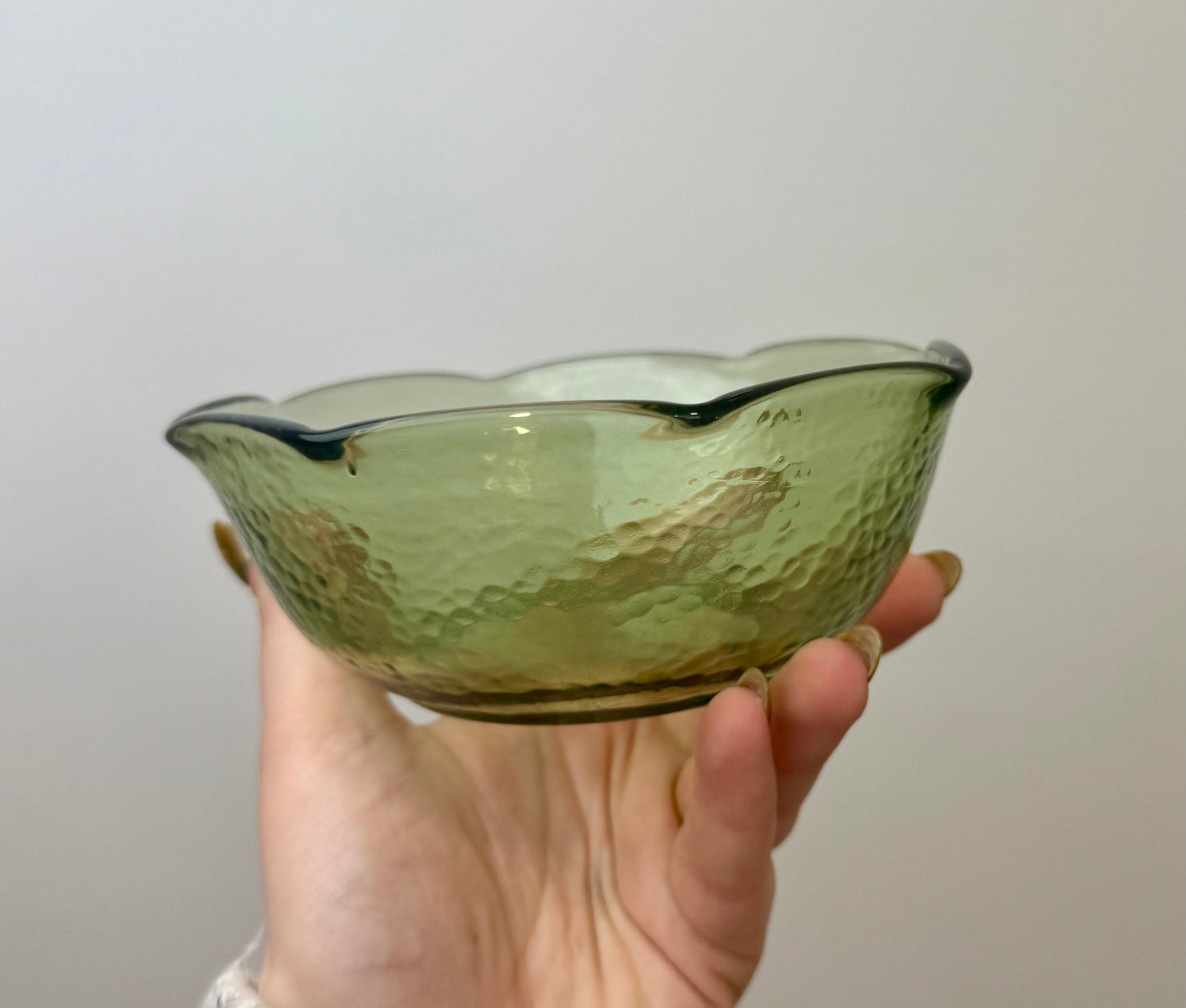 Glass bowl thrifted find