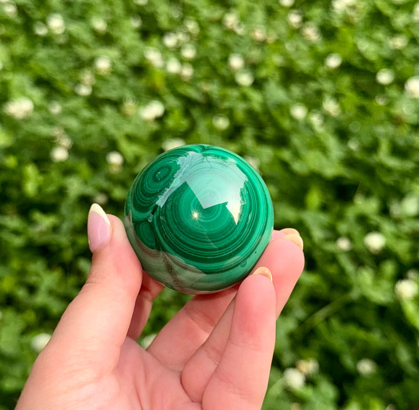 Malachite sphere