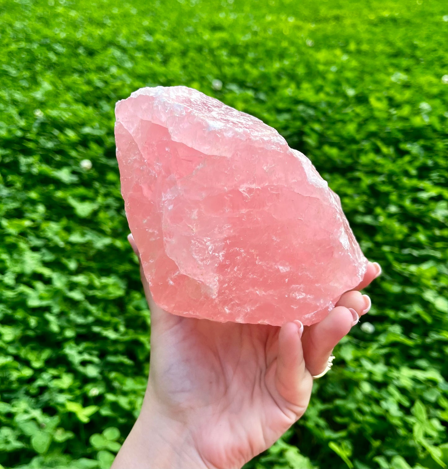 Rose quartz raw