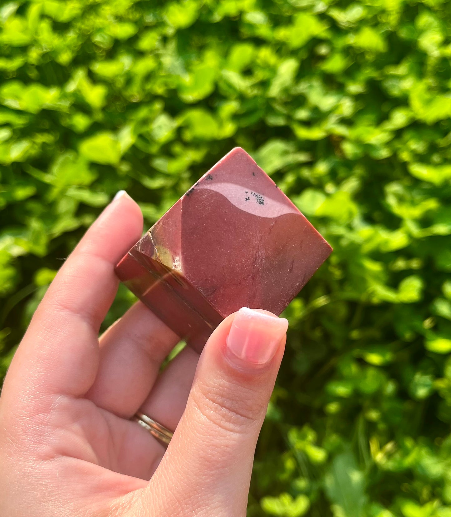 Mookaite cube