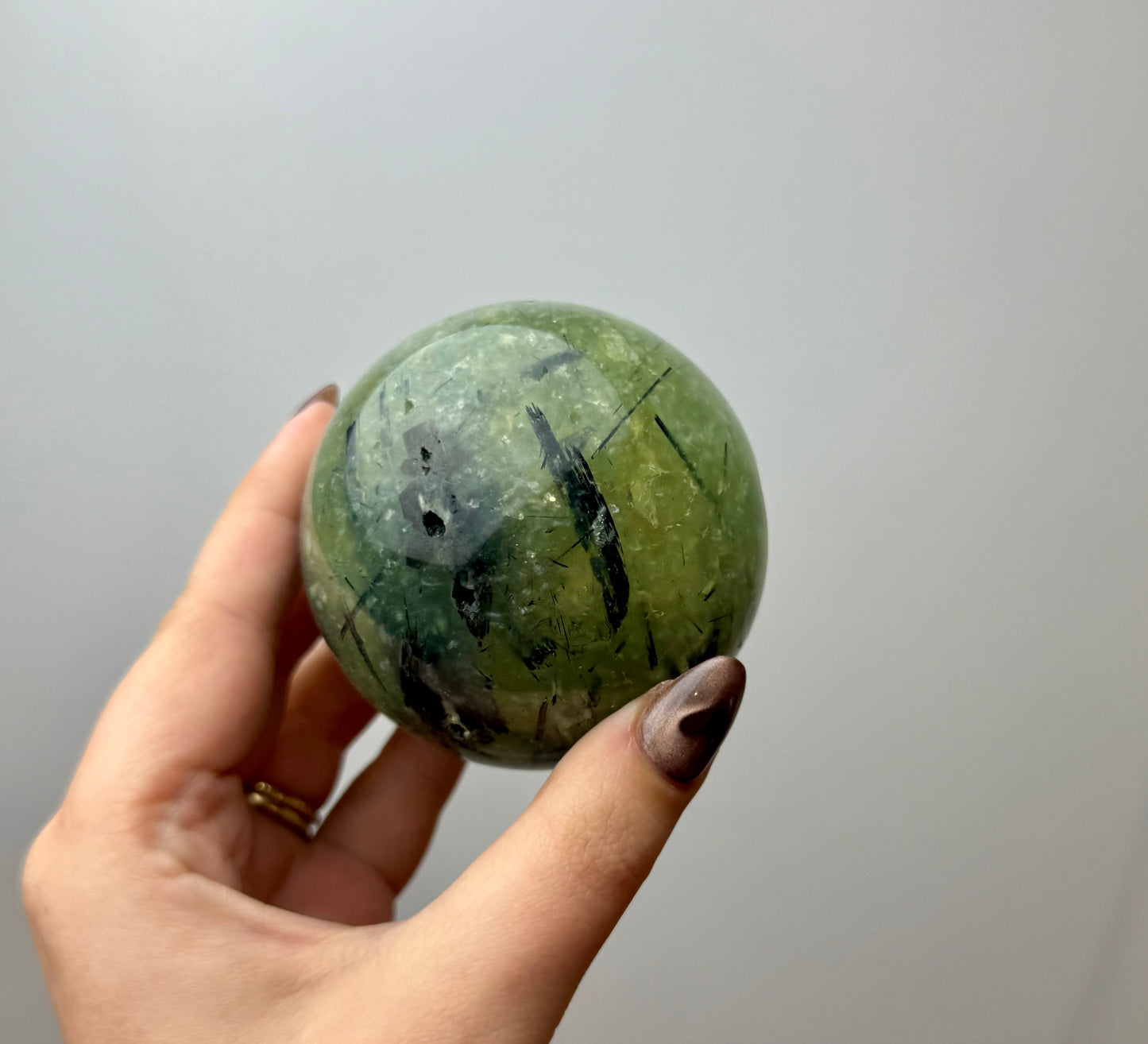 Prehnite sphere