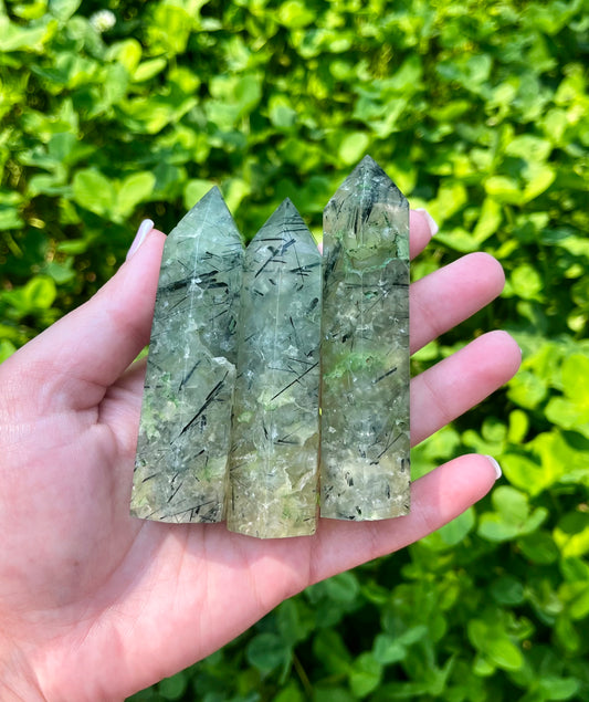 Prehnite towers