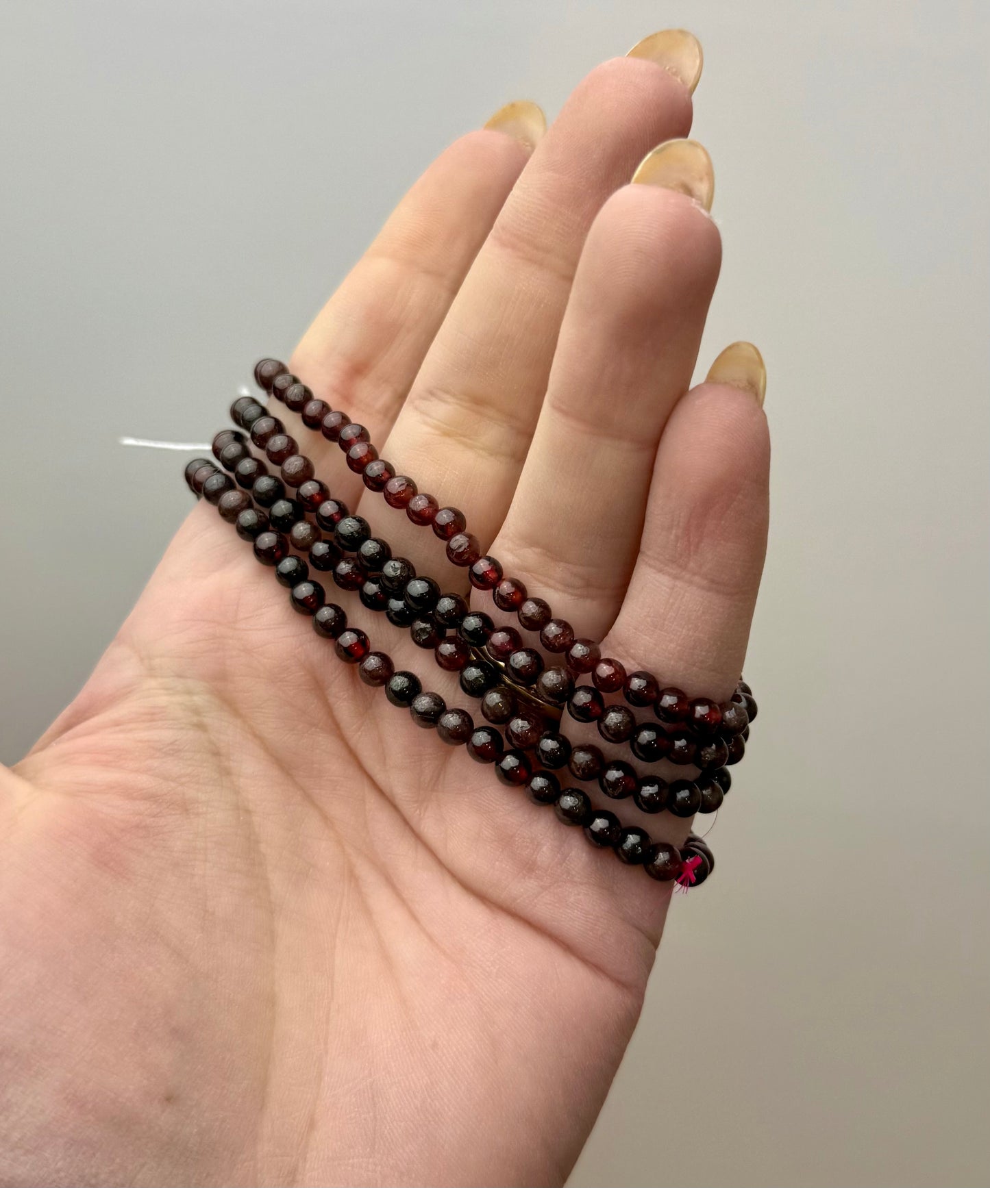 Garnet bracelets