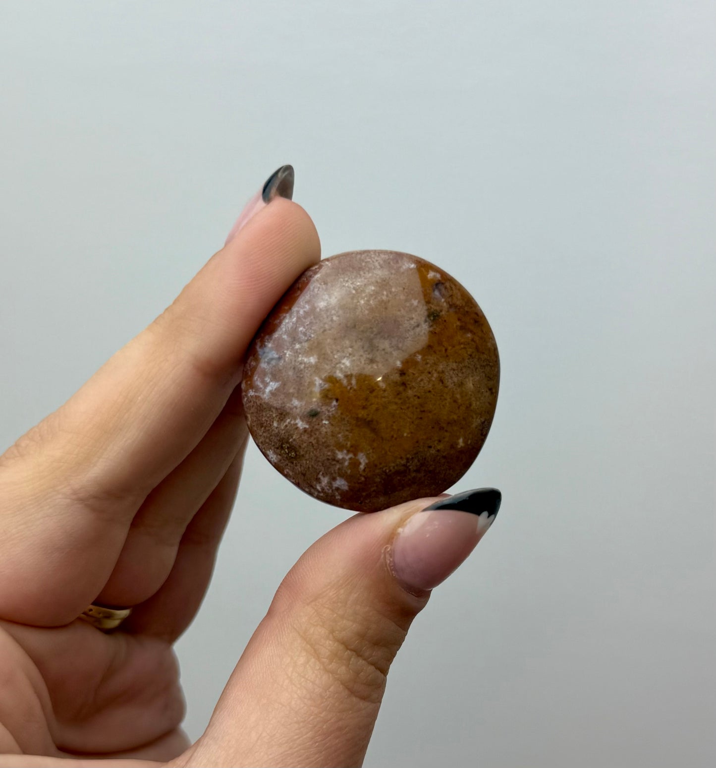 Ocean jasper flat stone