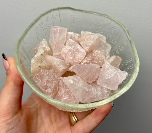Rose quartz raws