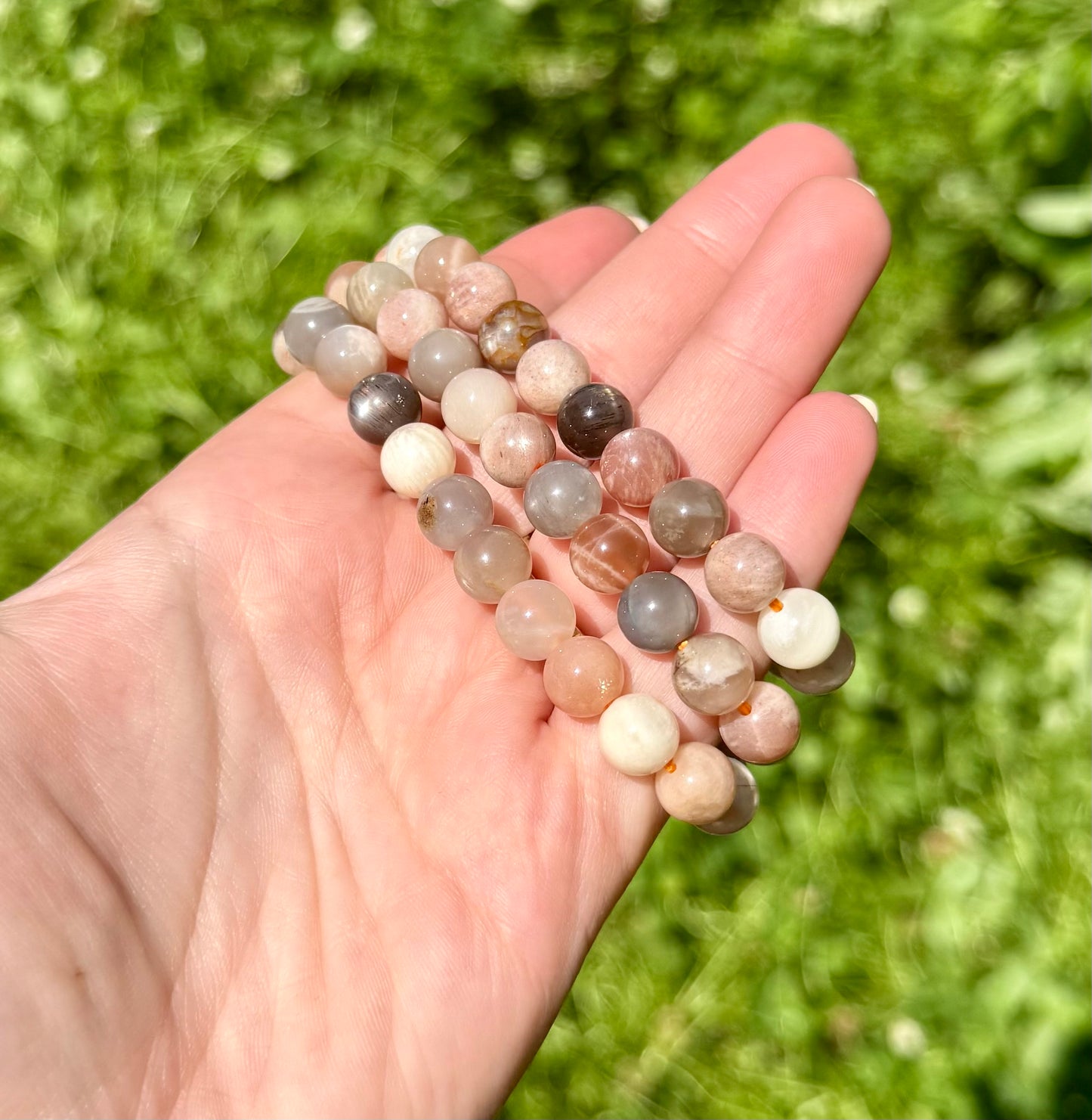 Sunstone moonstone bracelets