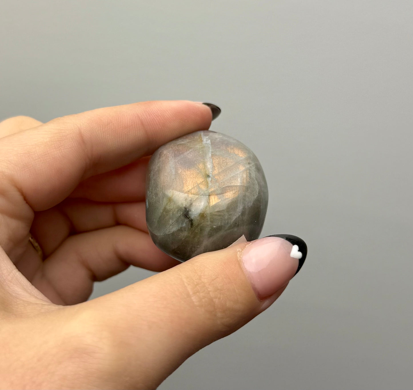 Labradorite palm stone