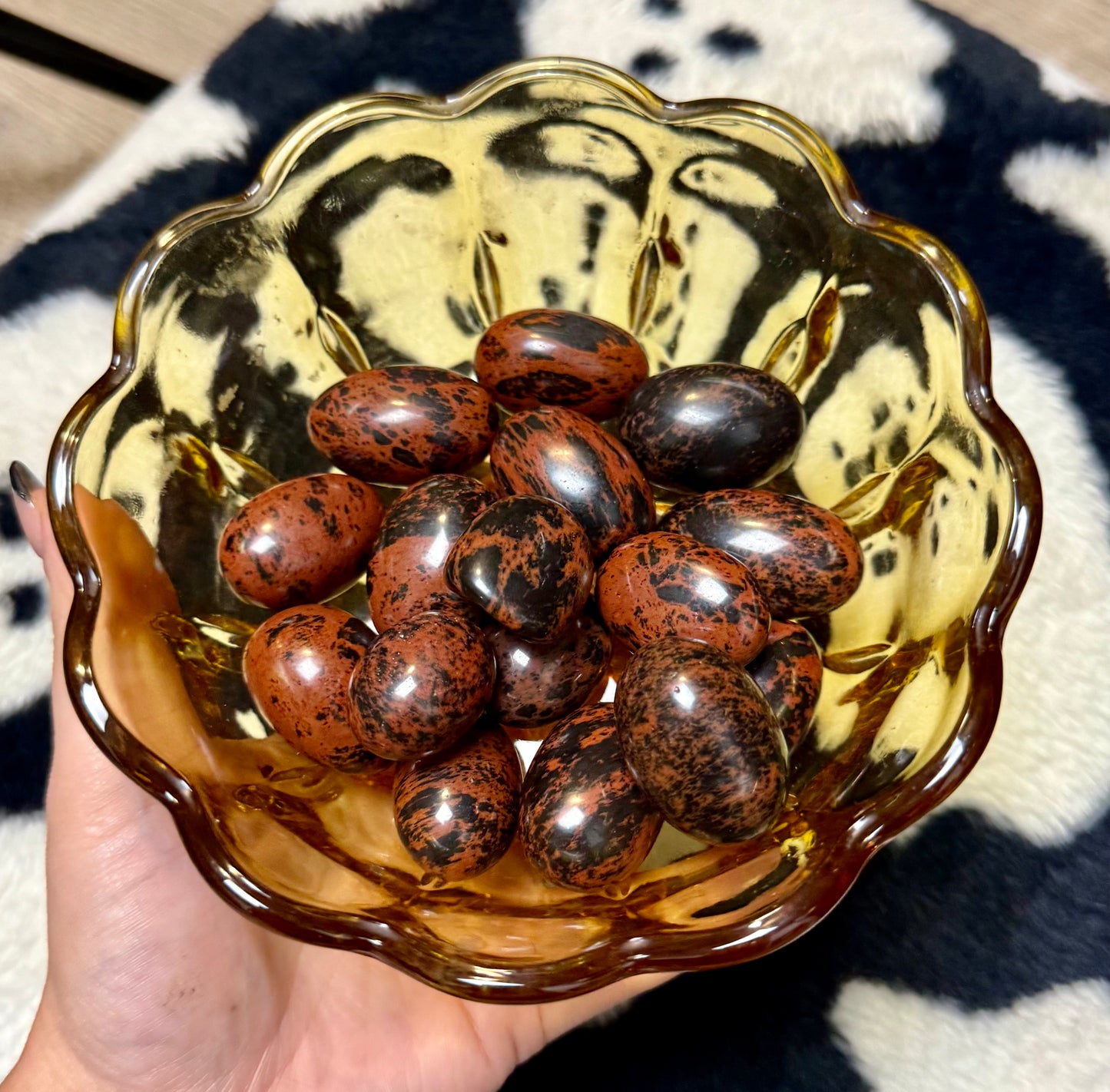 Mahogany Obsidian tumbles