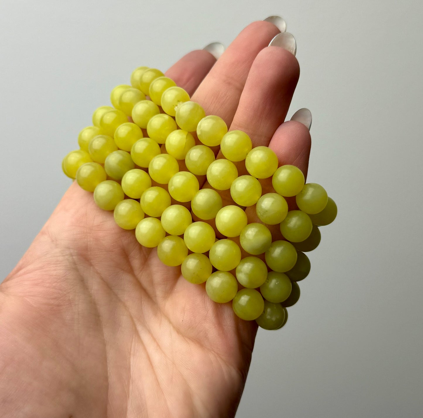 Lemon jade bracelets