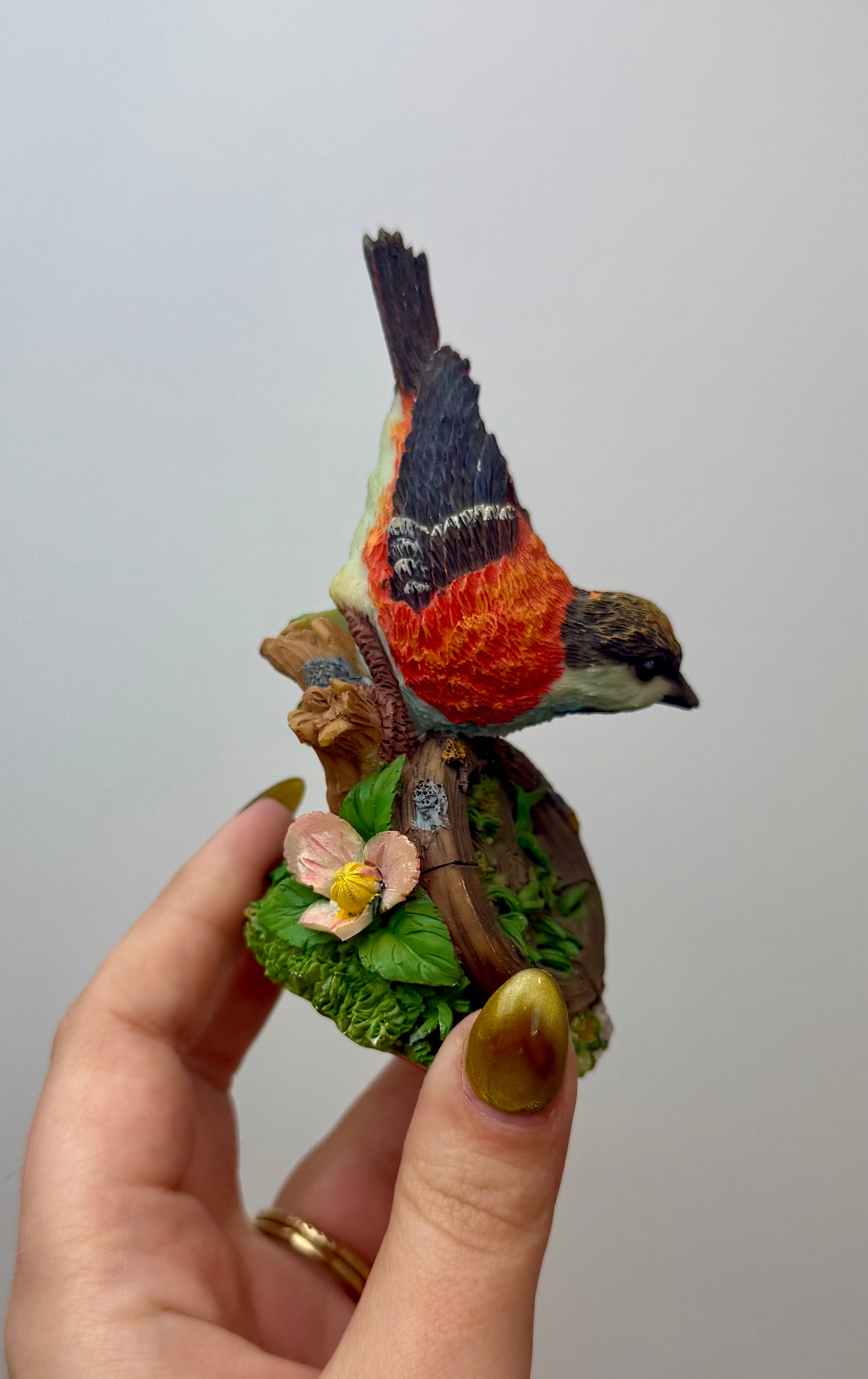 Bird figurine thrifted find ￼