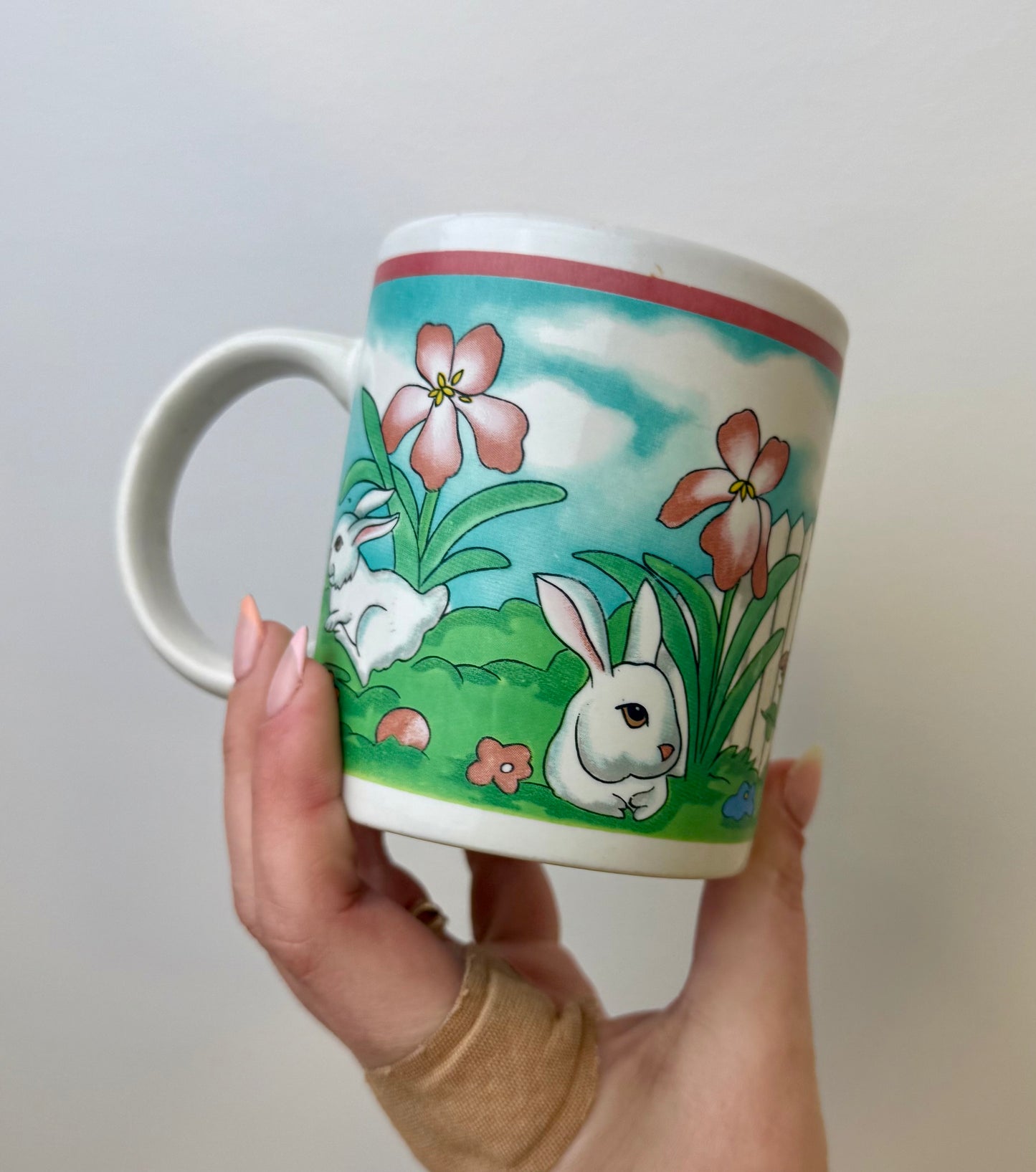 Bunny mug thrifted find