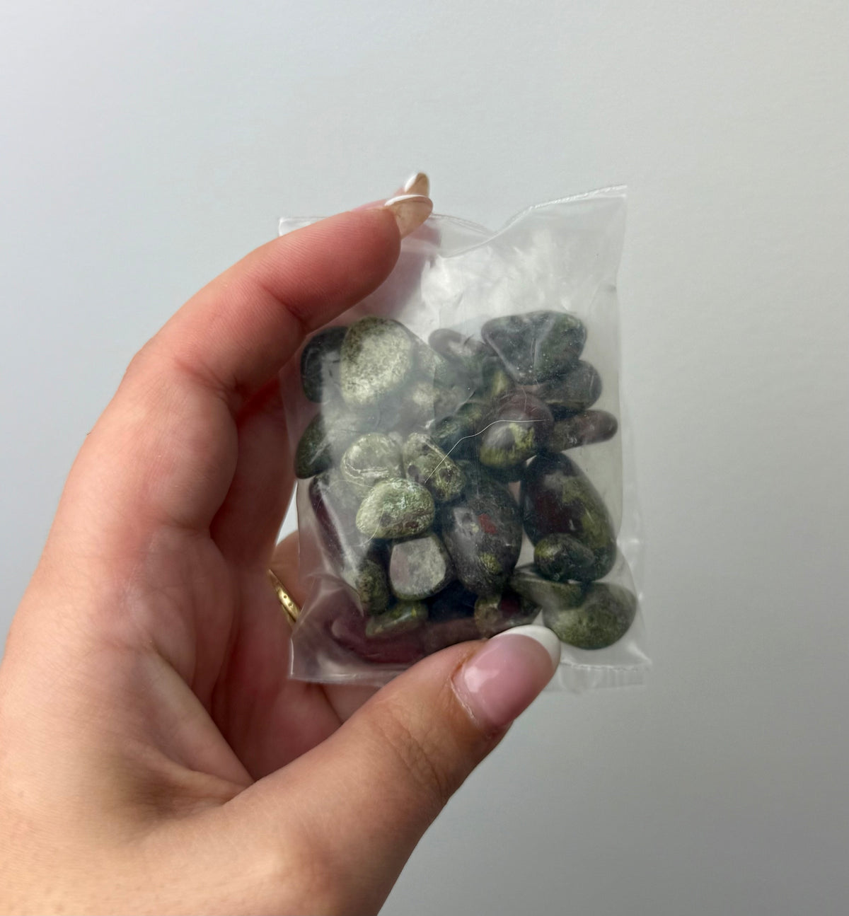 Dragon blood pebble bags
