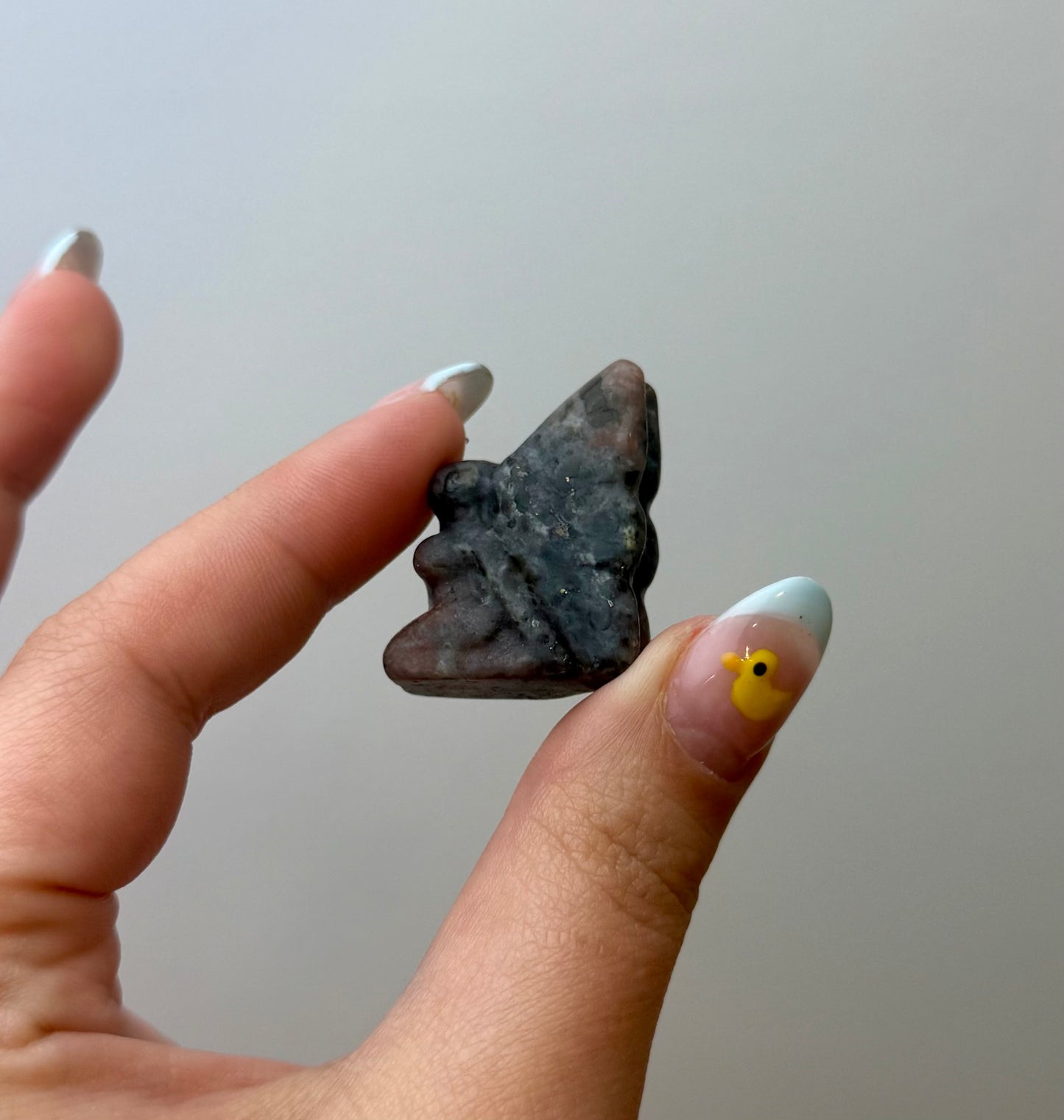 Garnet fairy carving
