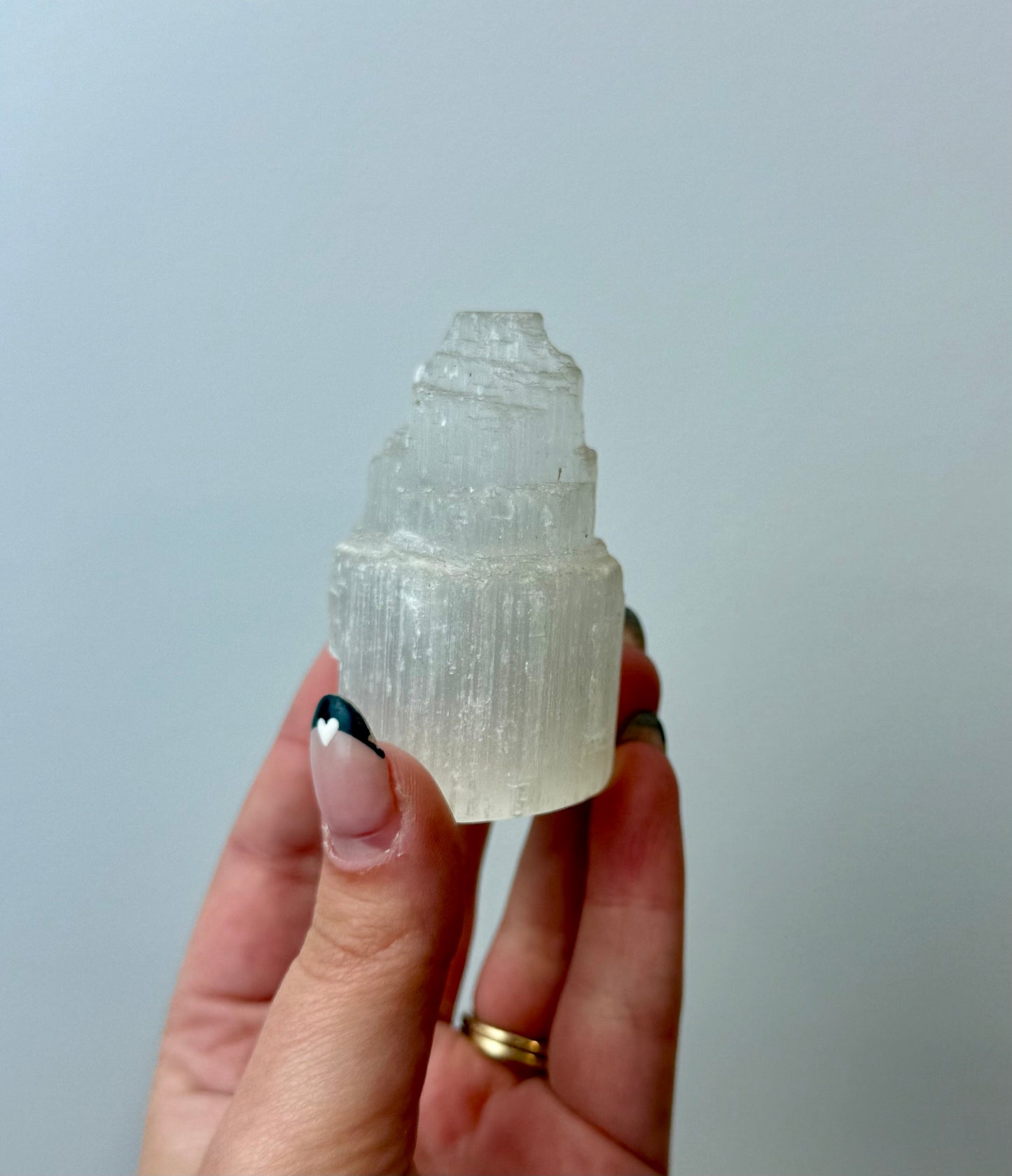 Satin spar tower