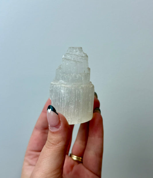 Satin spar tower