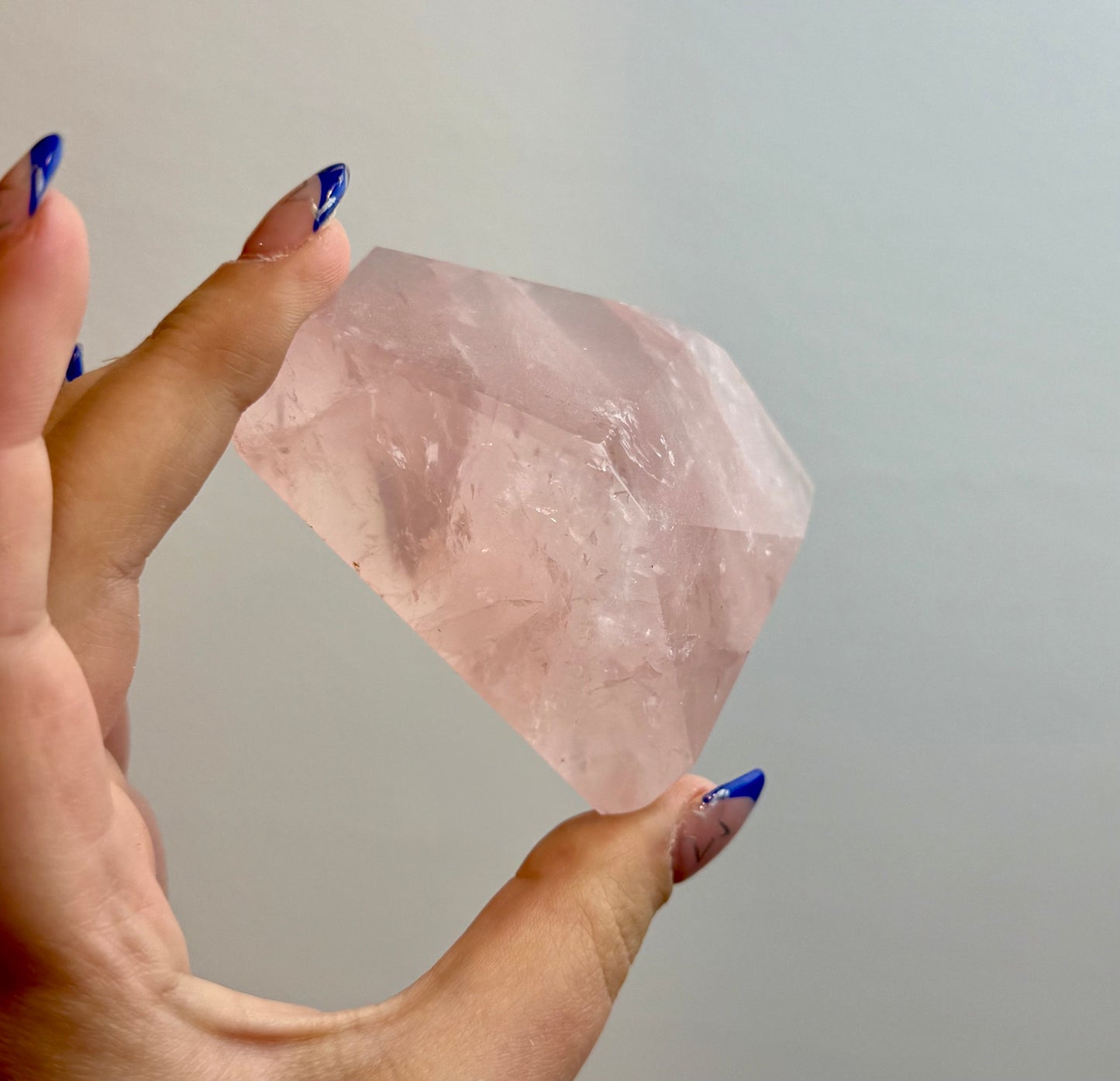 Rose quartz freeform