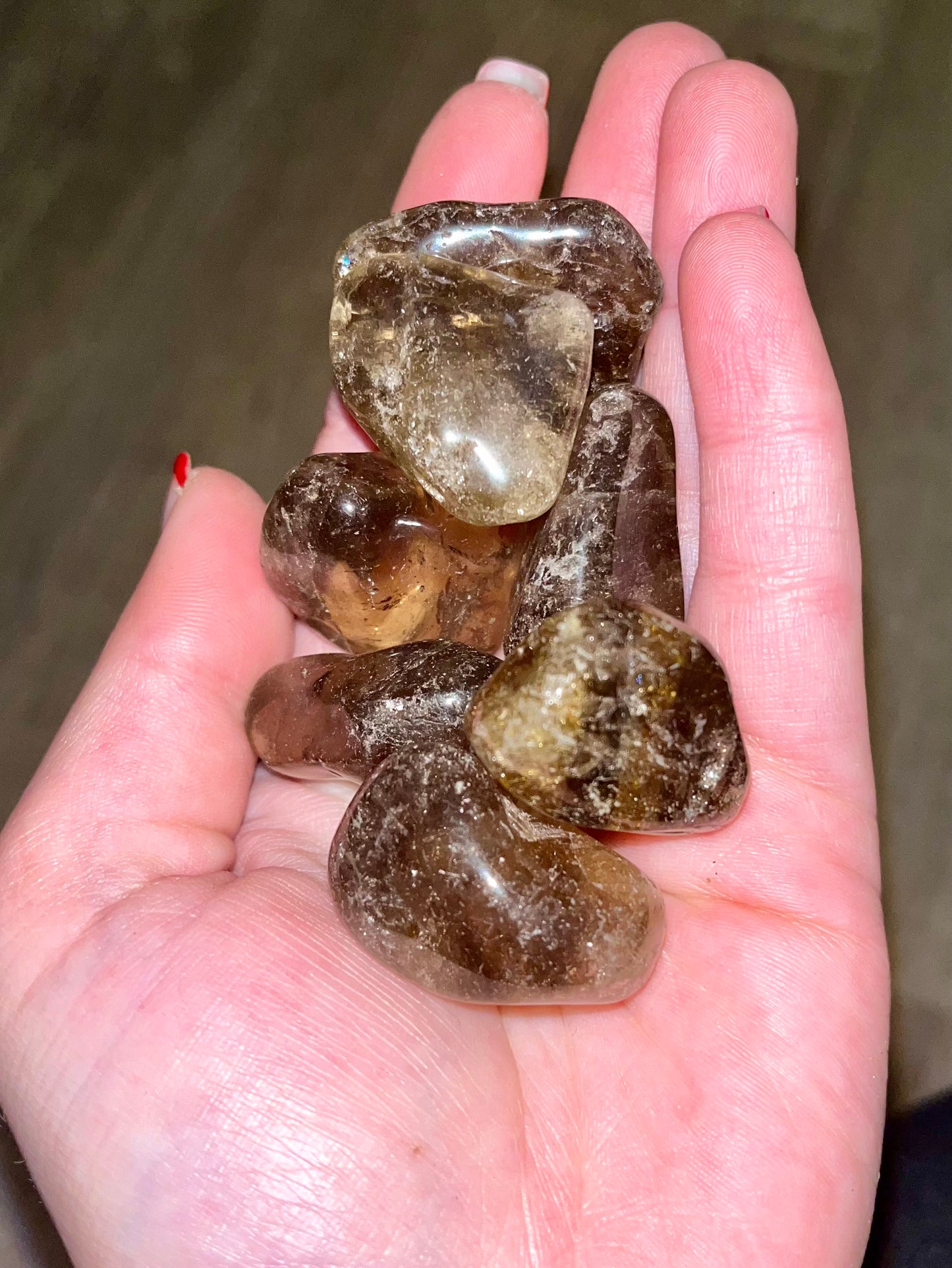 Nature Citrine tumbles