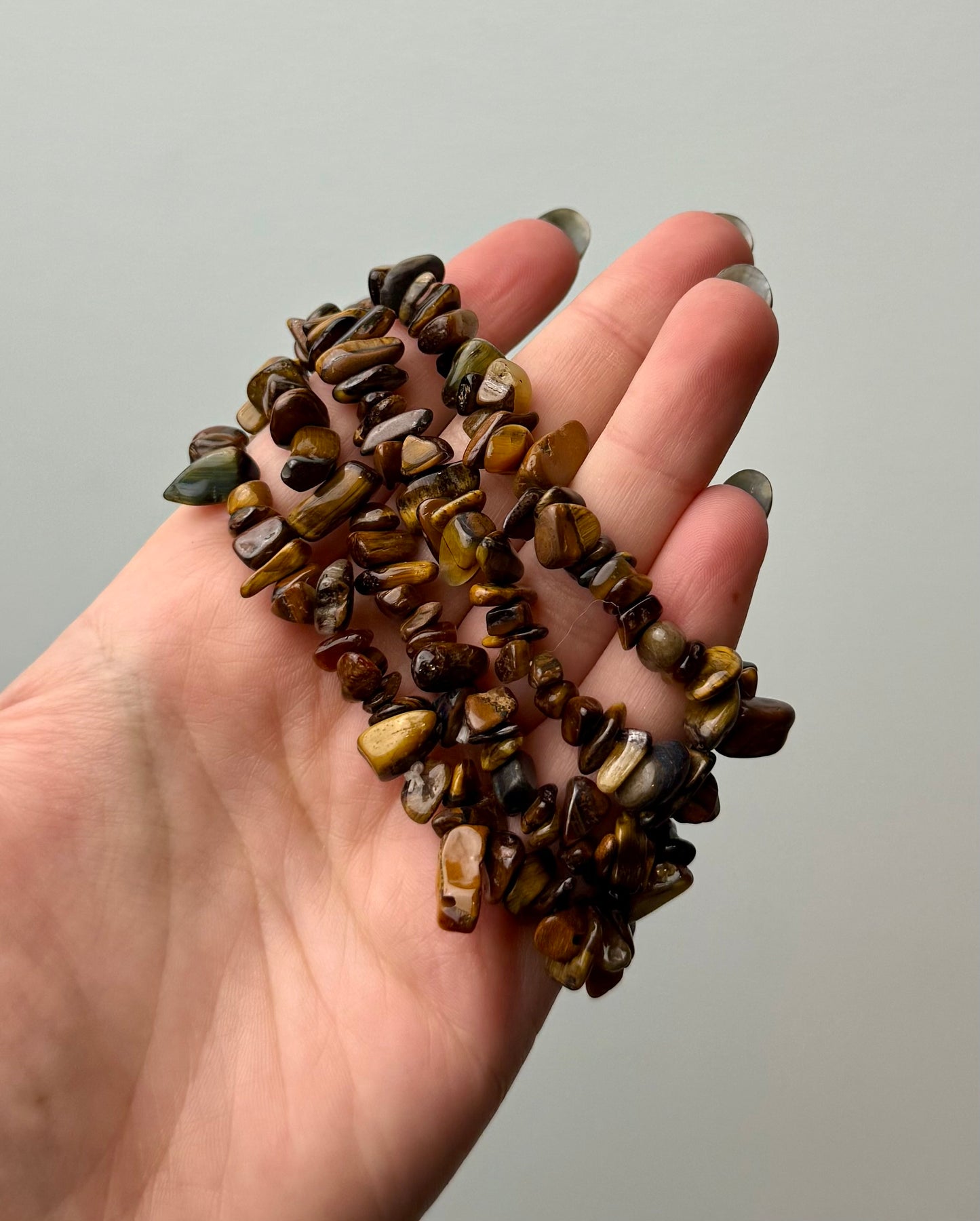 Tigers eye chip bracelets