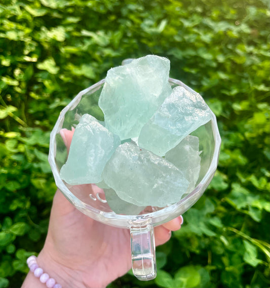 Raw fluorite