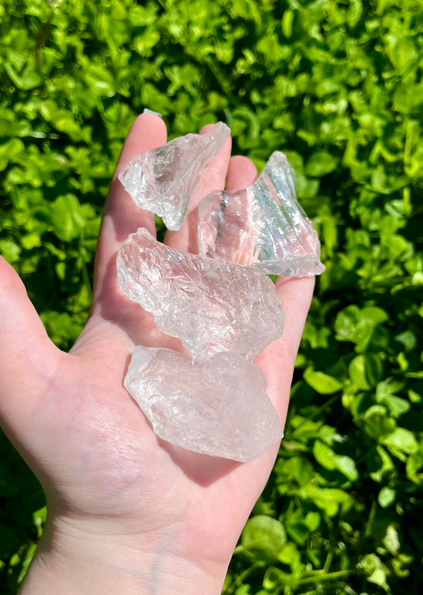 Clear quartz raw chunk