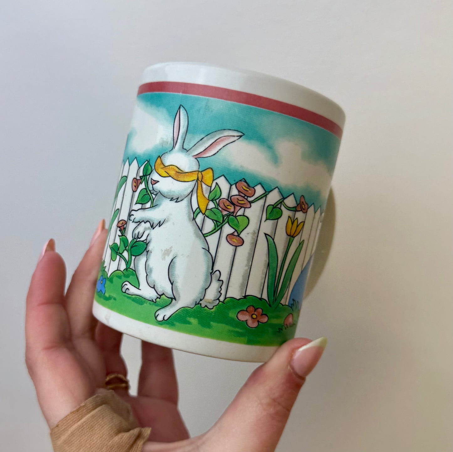 Bunny mug thrifted find