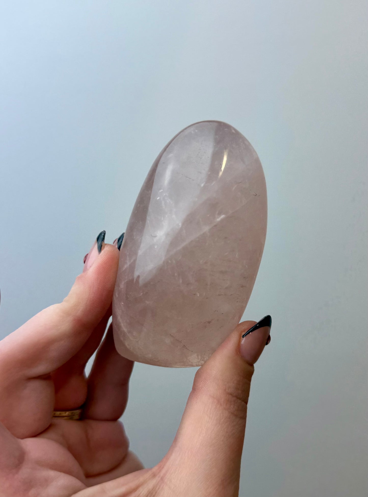 Rose quartz freeform