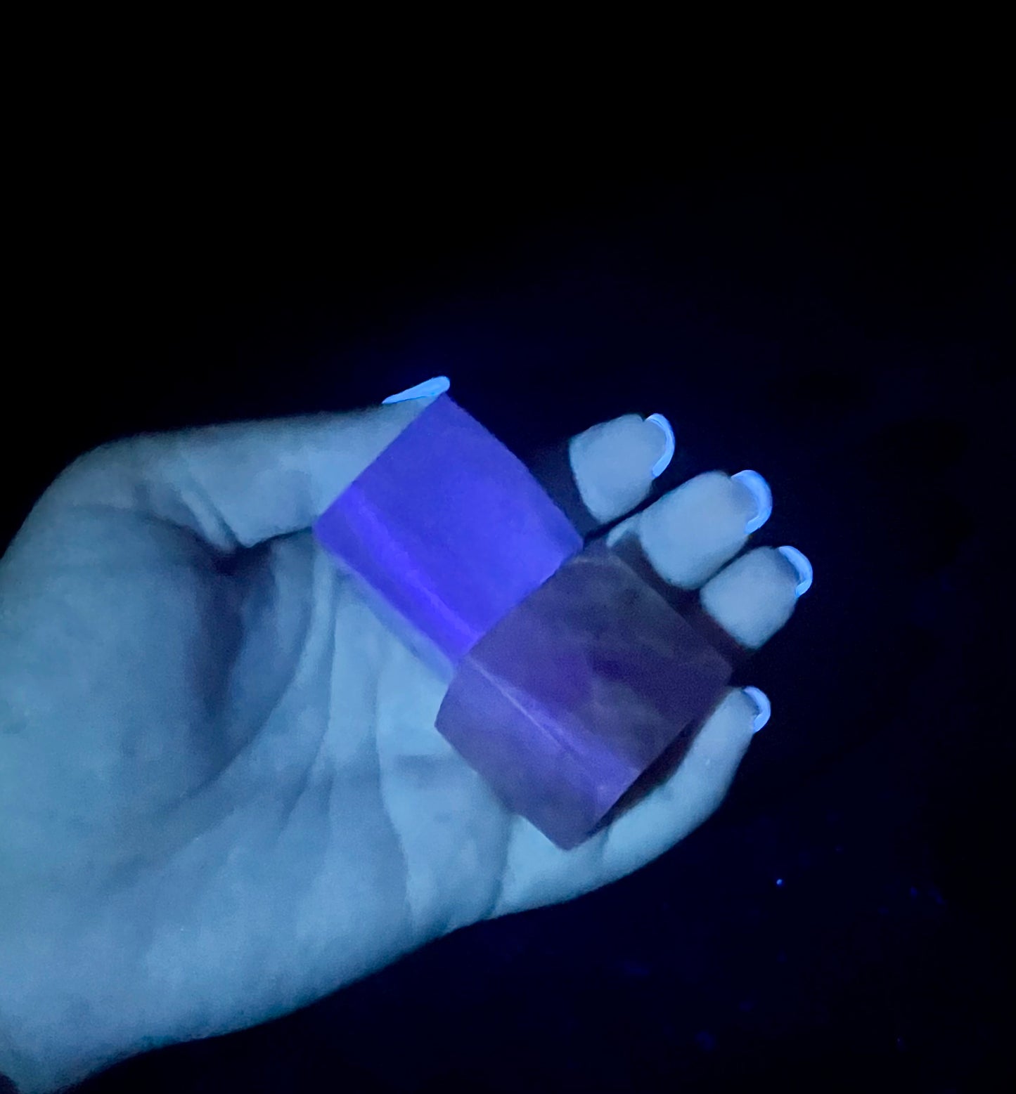 Fluorite cubes