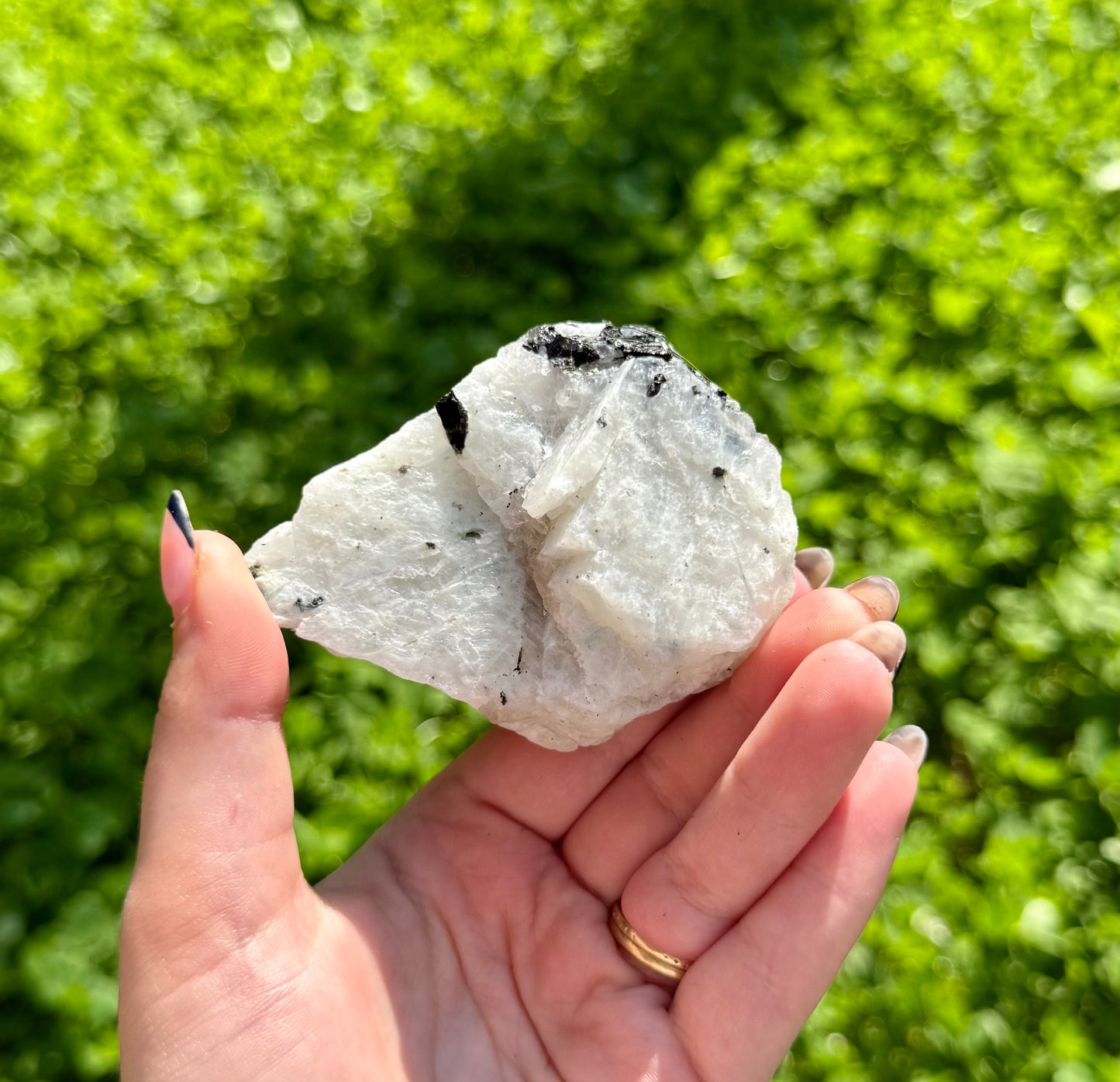 Rainbow moonstone raw
