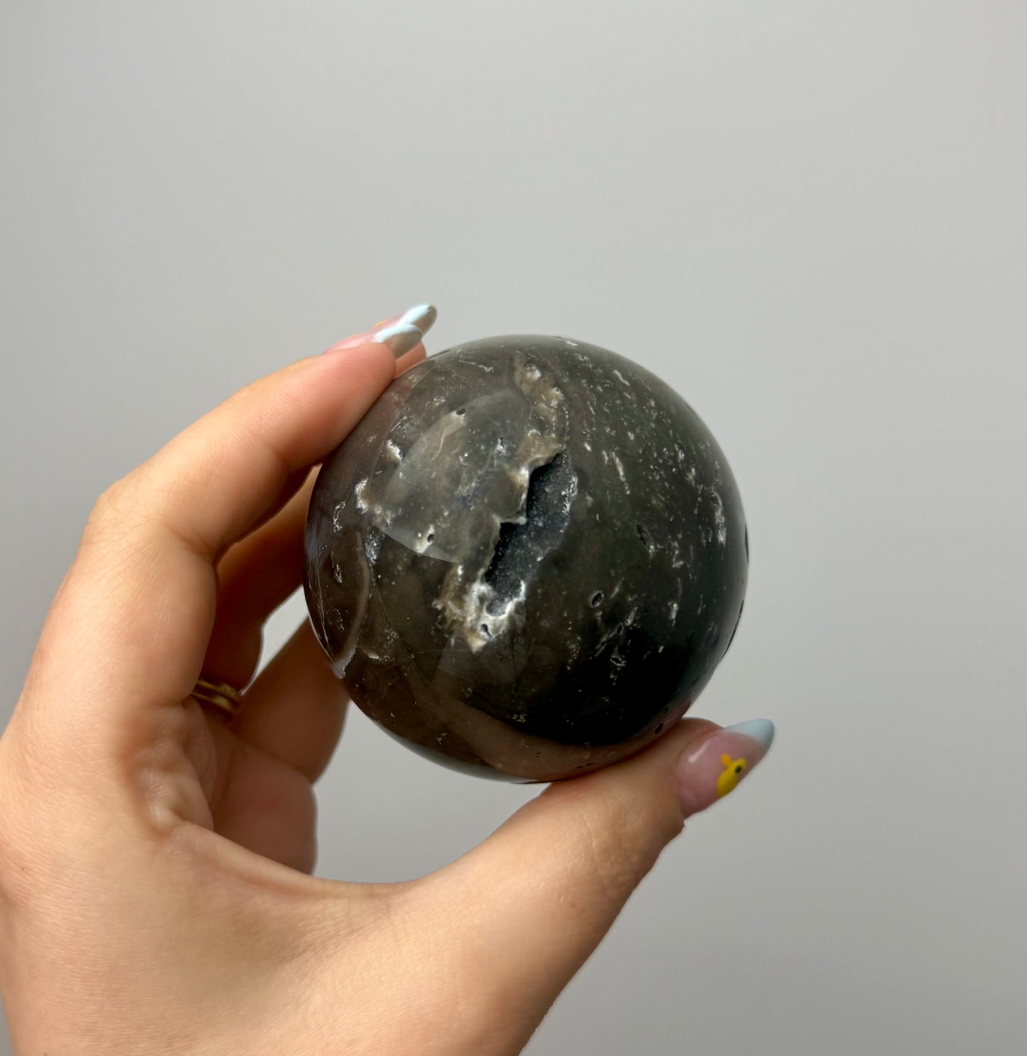 Chalcedony sphere