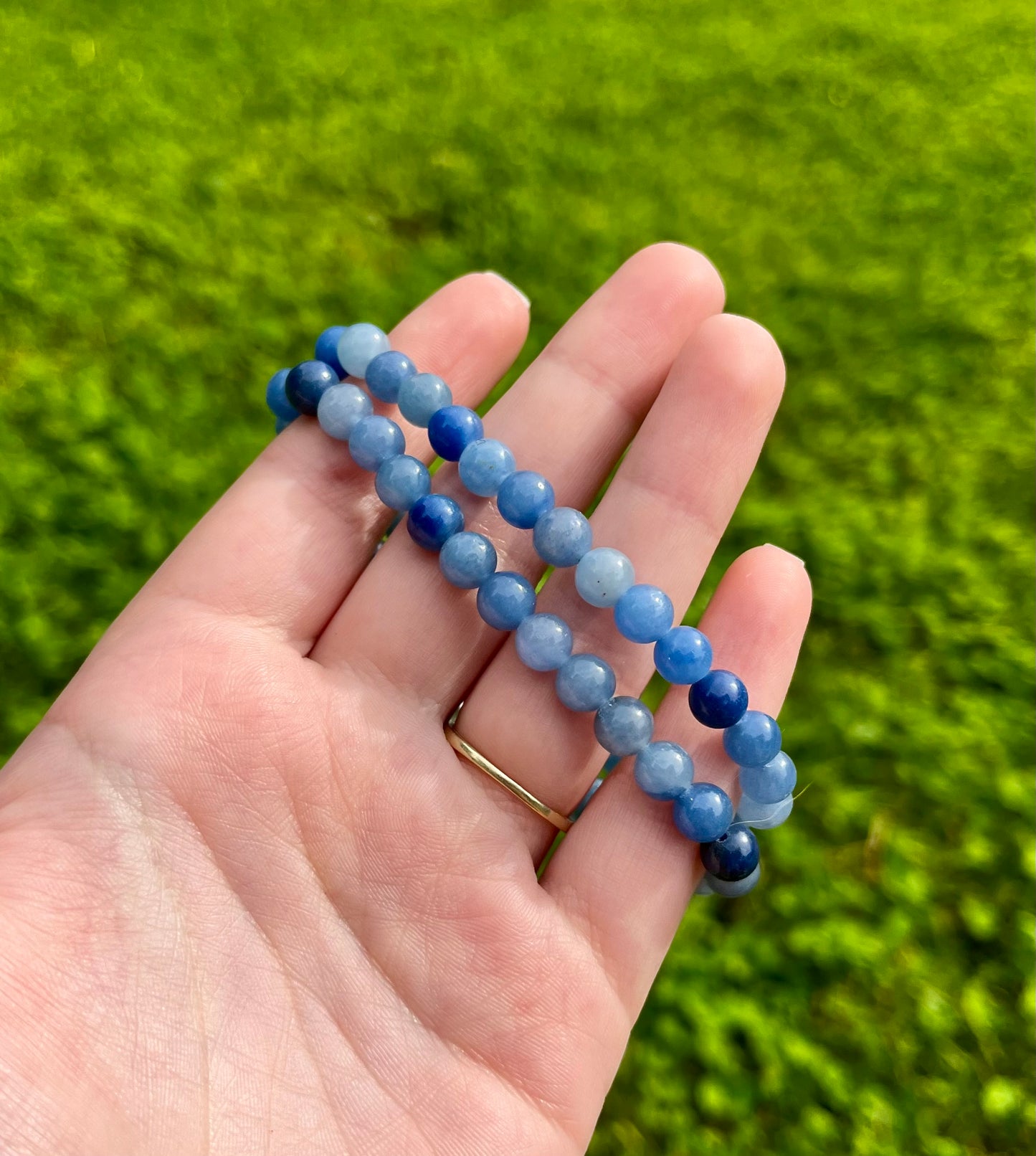 Blue aventurine bracelets