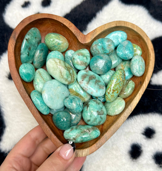 Amazonite tumbles