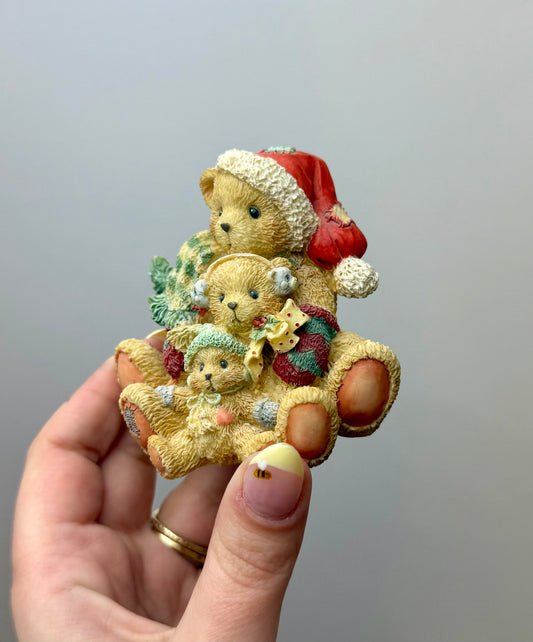 Christmas bears trinket decor thrifted find