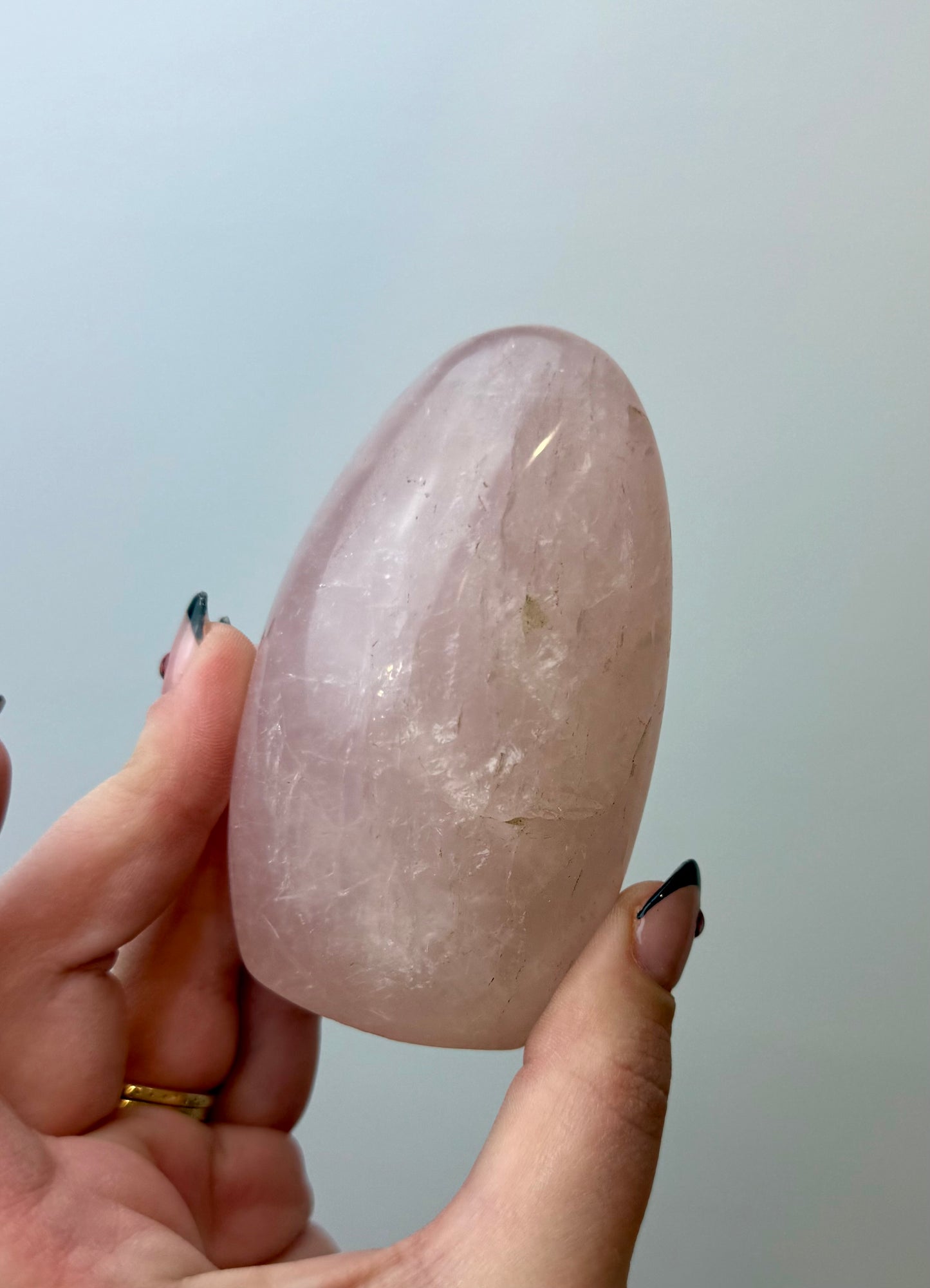 Rose quartz freeform