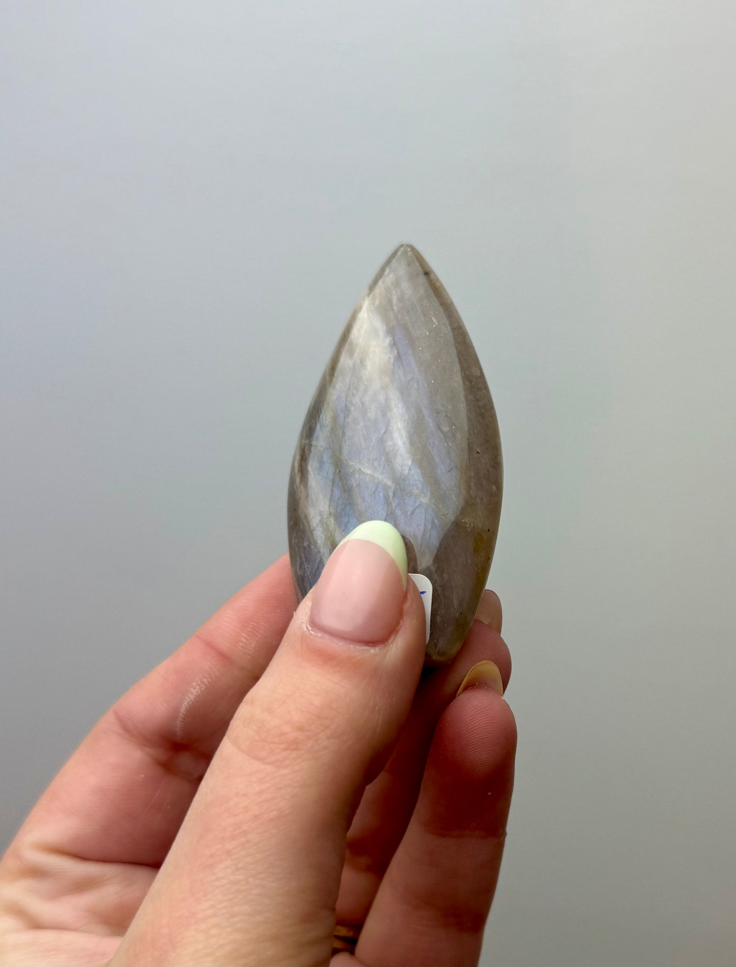Blue moonstone tear freeform