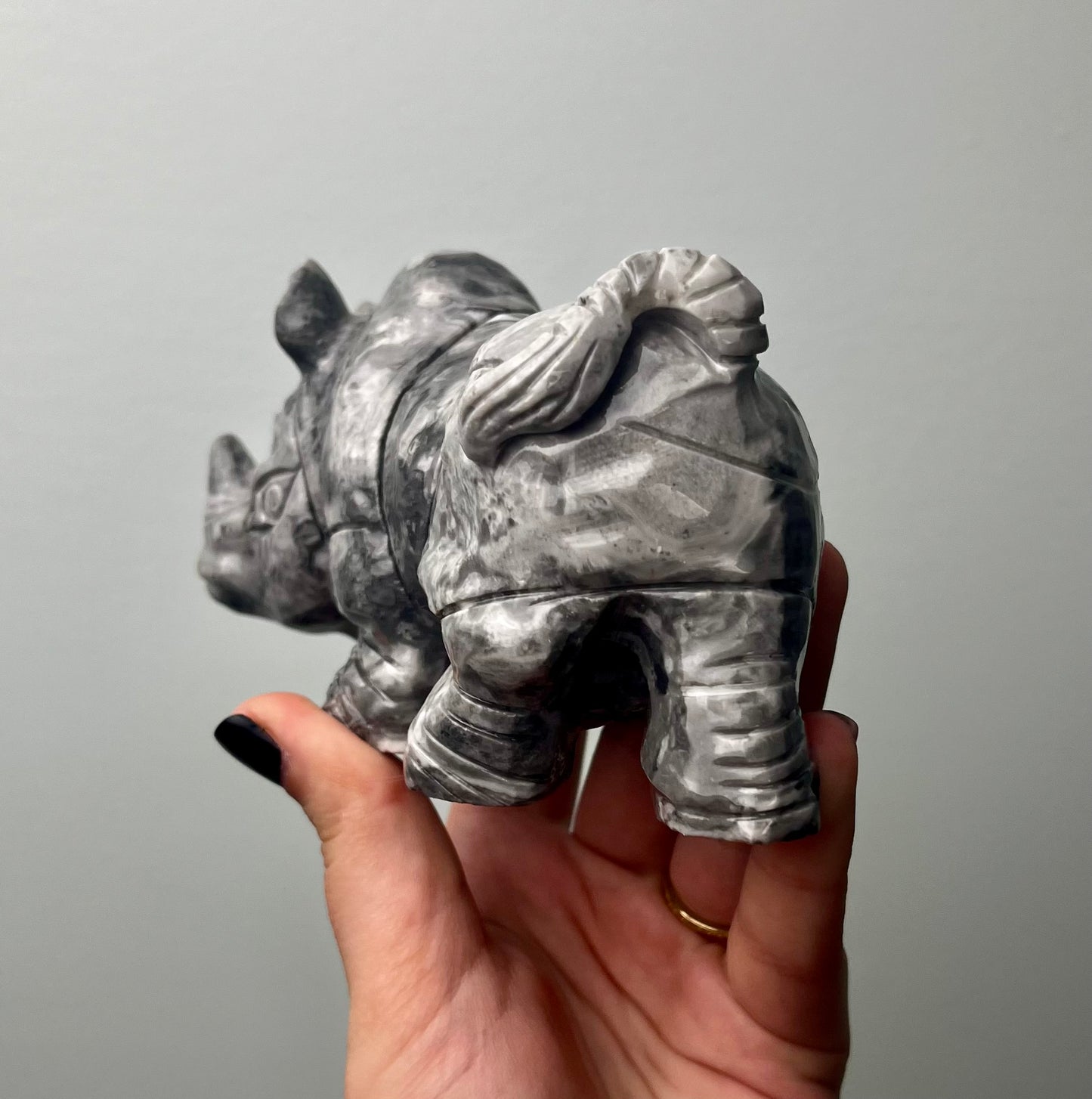 Rhino carving