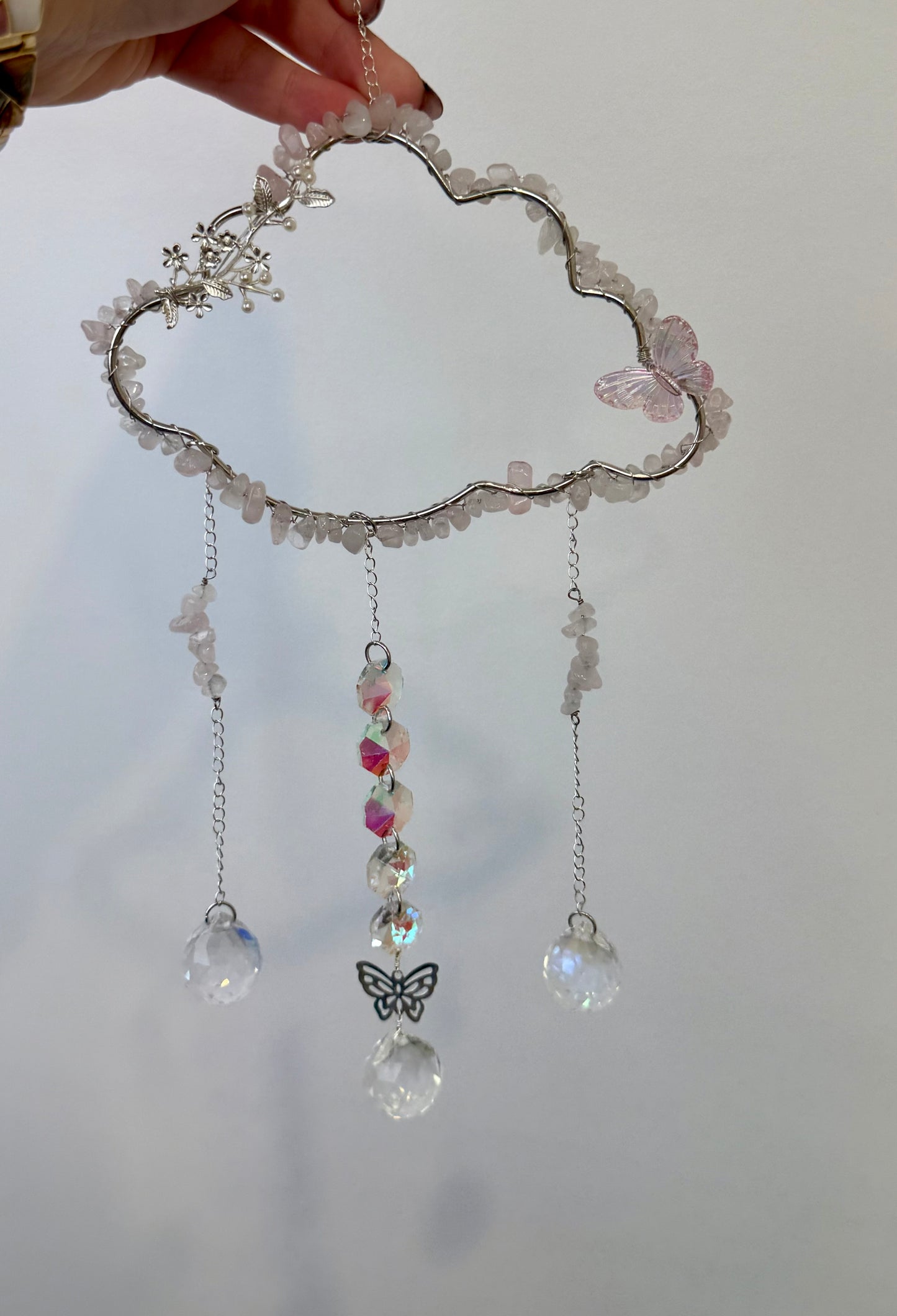 Quartz cloud suncatchers