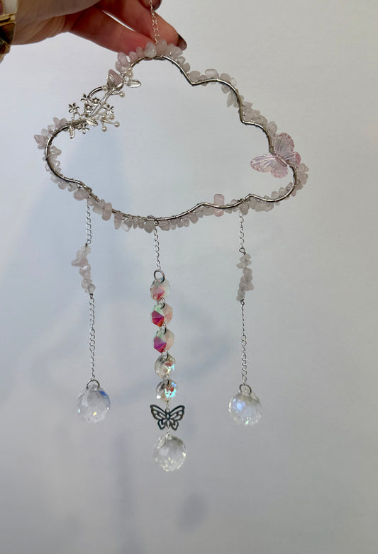 Quartz cloud suncatchers