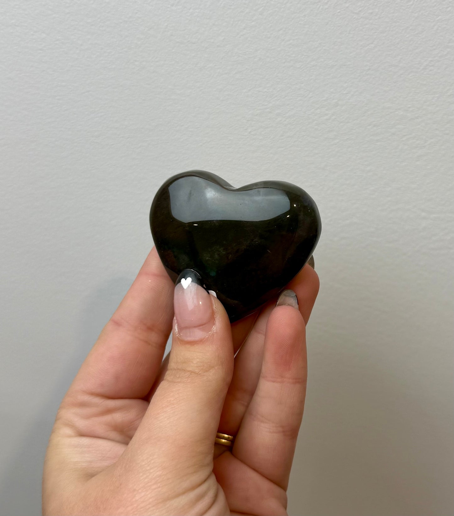 Ocean Jasper heart carving