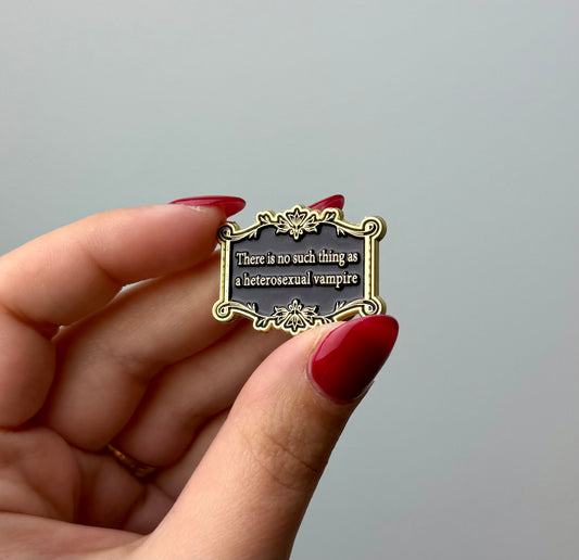 Vampire enamel pin